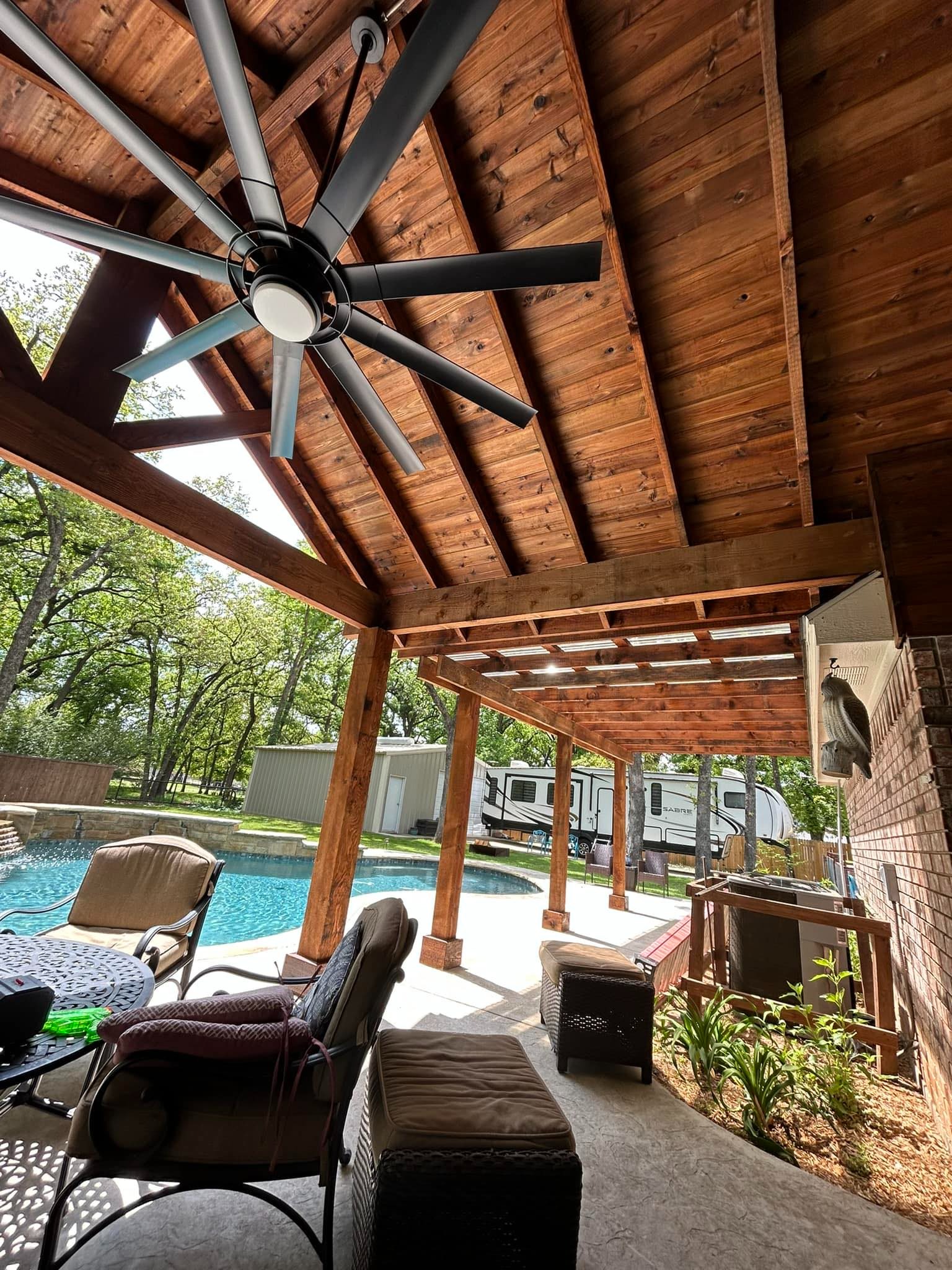 Poolside pavilion hero