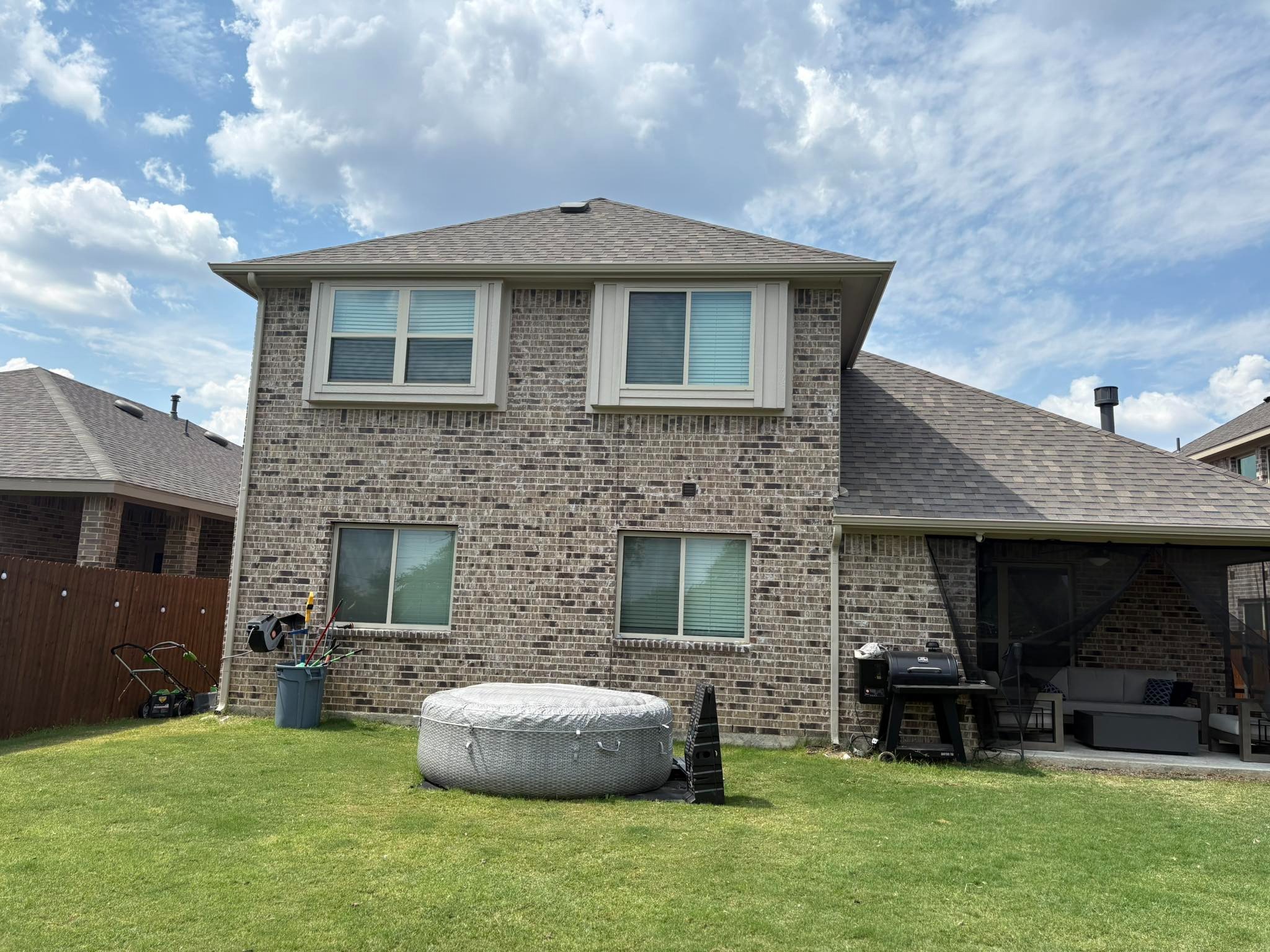 Before — backyard alternate angle