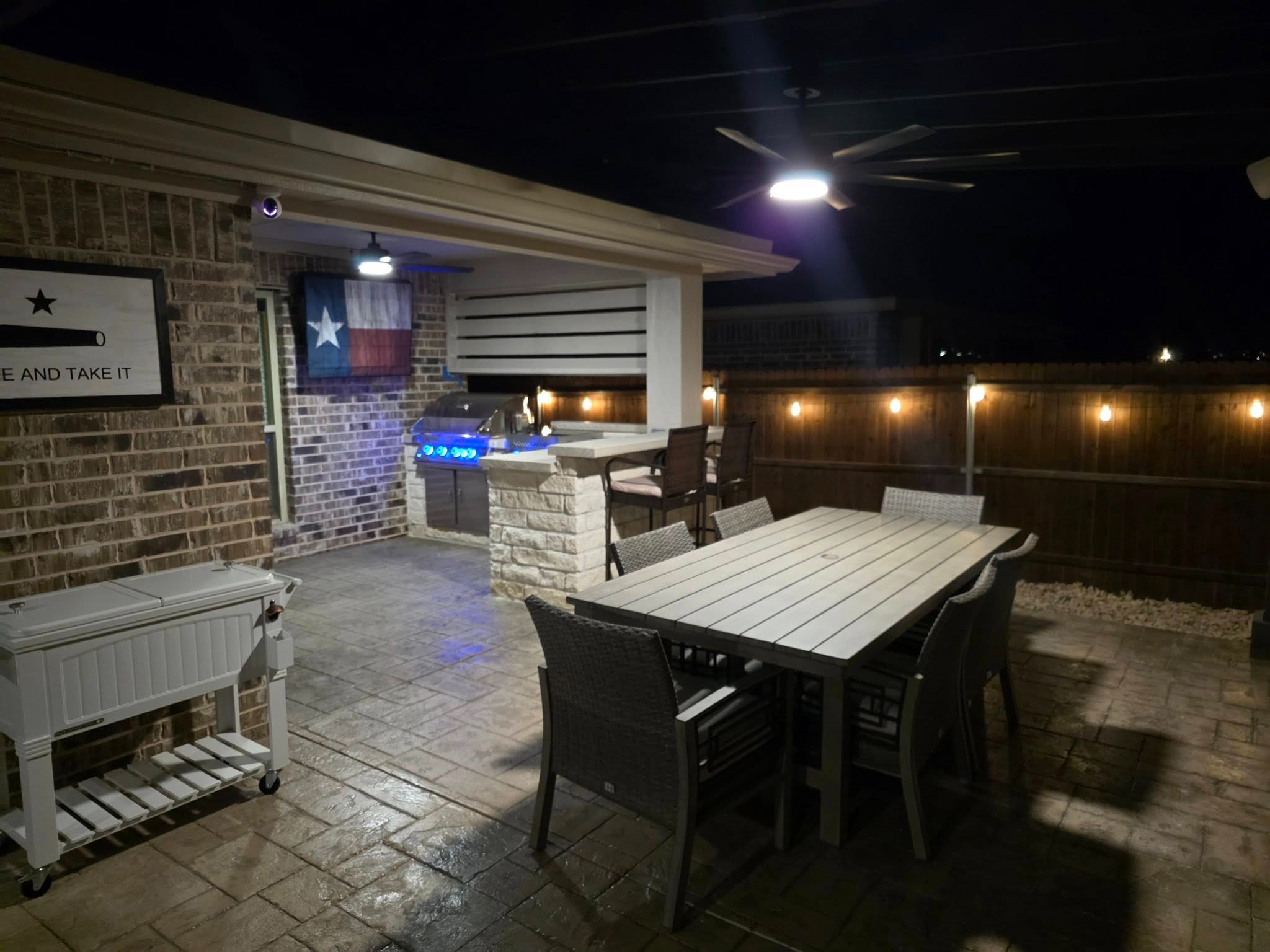 Outdoor kitchen project