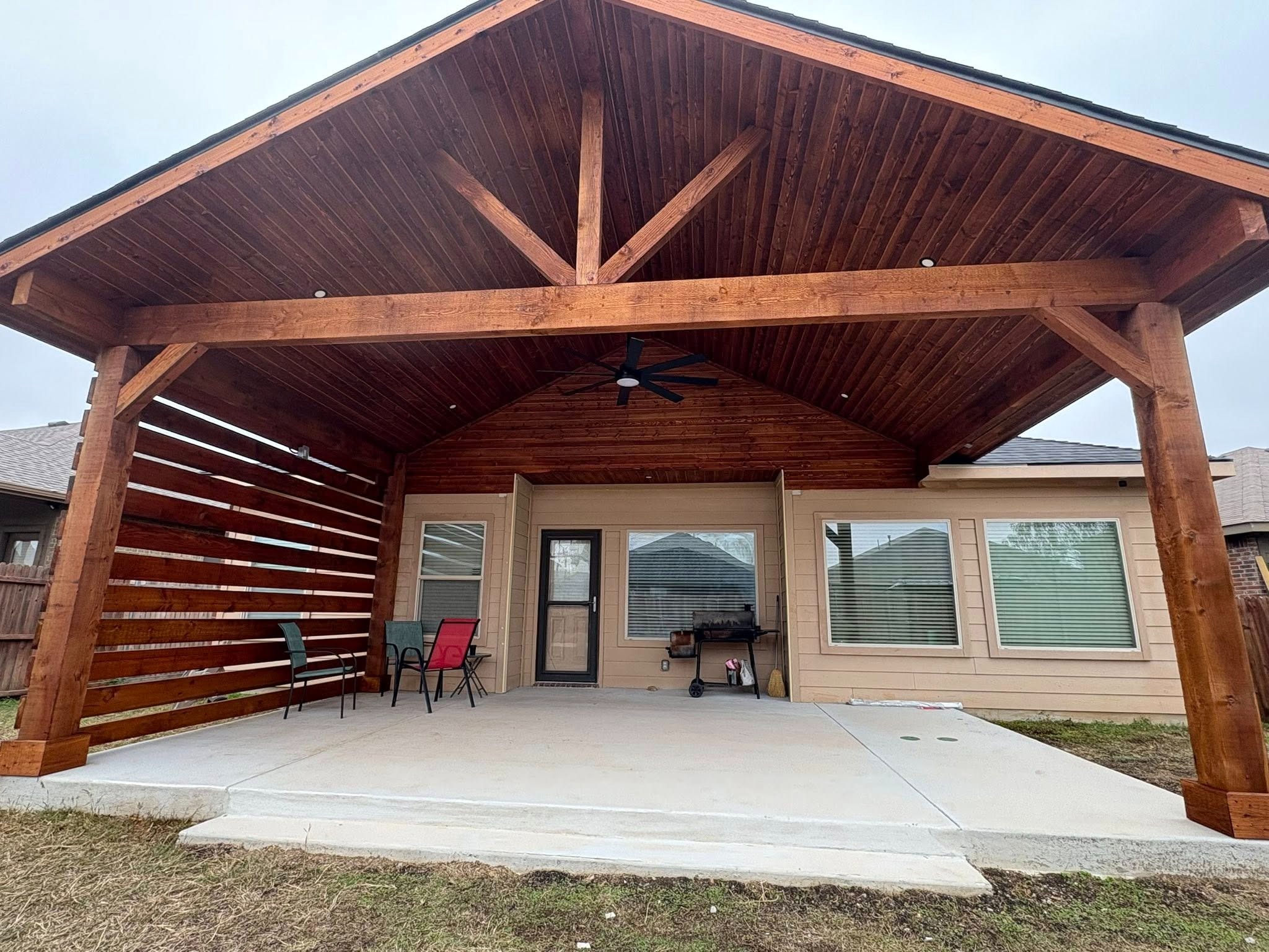 Gable patio cover project